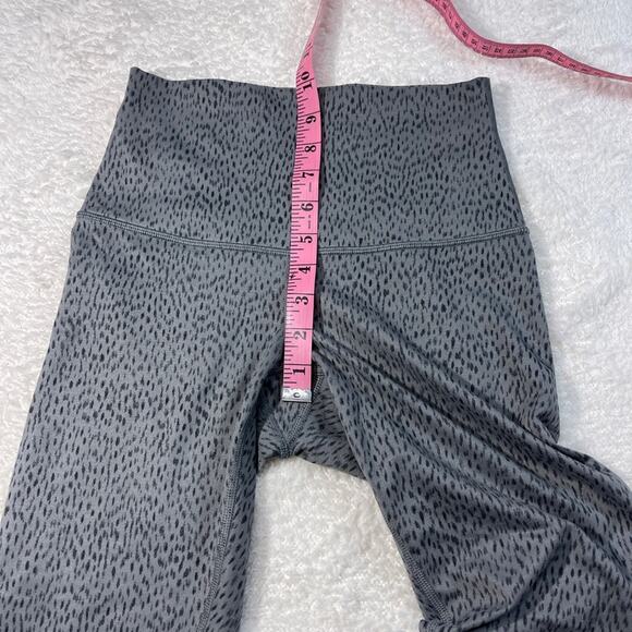 Lululemon Wunder Under Crop II Full-On (Roll Down) Dottie Dash Slate Black - Picture 5 of 10
